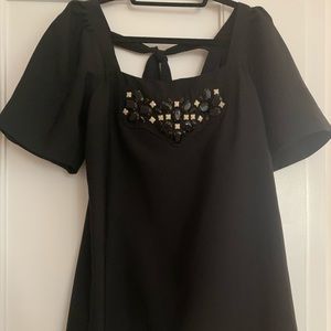 Black Dress With Embellishment
